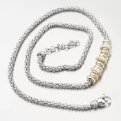 Stříbrný náhrdelník se zirkony N1900565-2196-SLX