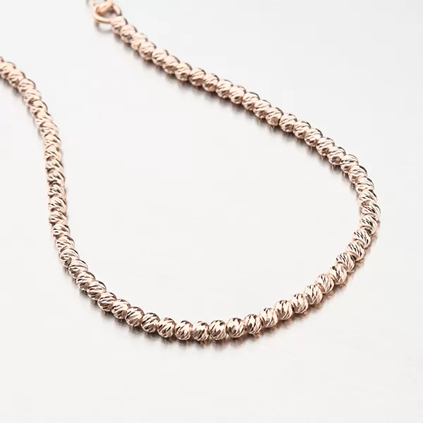 Náramek v růžové barvě zlata B1400530-0048-SLX