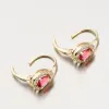 Zlacené stříbro 925 náušnice se zirkony UCST-122230-G