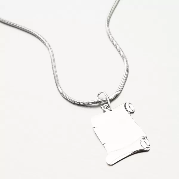 Pergamen z bílého zlata 357-0083