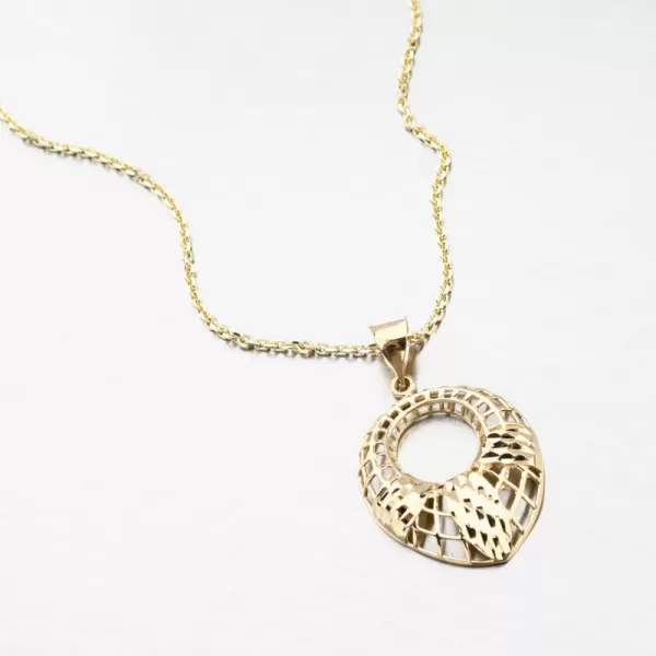 Zlatý přívěsek s gravírováním PKL23-002