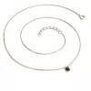 Zlatý náhrdelník s černým diamantem 10828-NH02-CV-Black