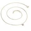 Zlatý náhrdelník s briliantem 10828-NH02-ZL