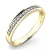 Zásnubní prsten žluté zlato 585/1000 zirkon ZP-10813-ZL-ZIR