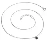 Zlatý náhrdelník s černým diamantem 10828-NH02-B-Black