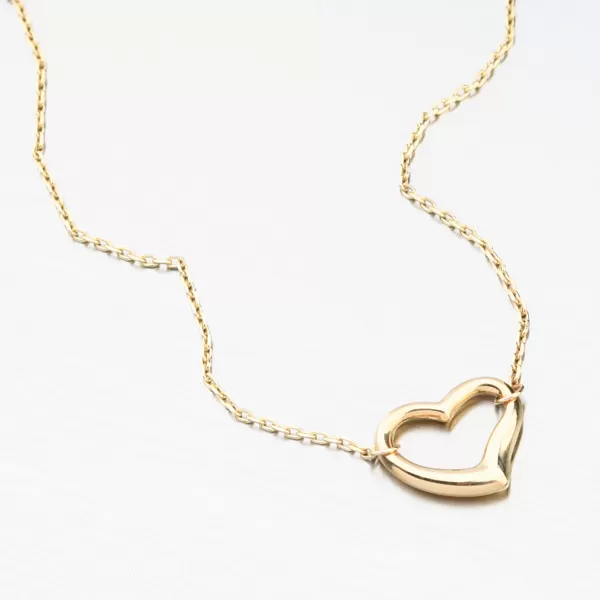 Zlatý náramek se srdcem 614A-010