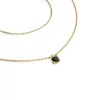 Zlatý náhrdelník s černým diamantem 10828-NH02-ZL-Black