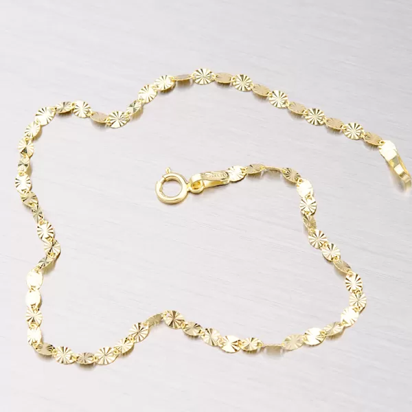 Zlatý řetízek s gravírováním 45-1510