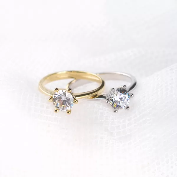 Zásnubní prsten se zirkonem ZP-10720-ZL-ZIR