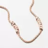 Růžově zlacený stříbrný náramek s kuličkami B1501467-1264-SLX