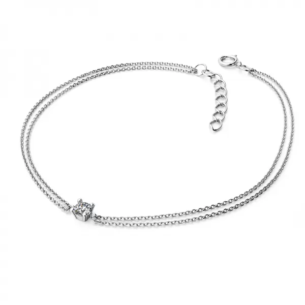 Zlatý náramek s diamantem 10828-NR02-B