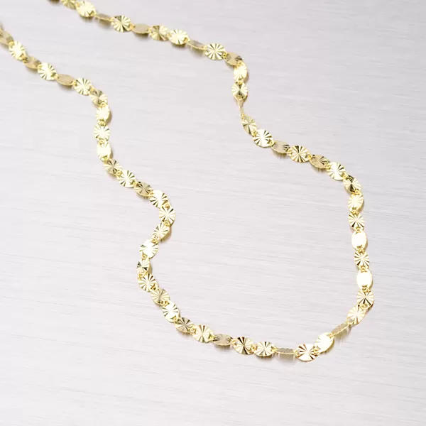 Zlatý řetízek s gravírováním 45-1510