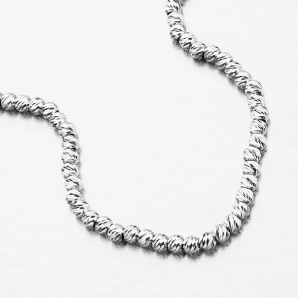 Dámský náramek stříbro 925 facetované kuličky B1400625-0048-SLX