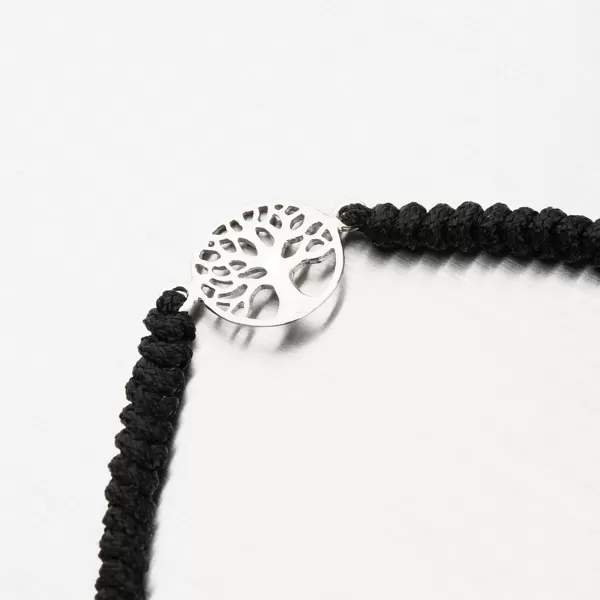 Náramek stříbro 925 provázkový strom života BST-14537