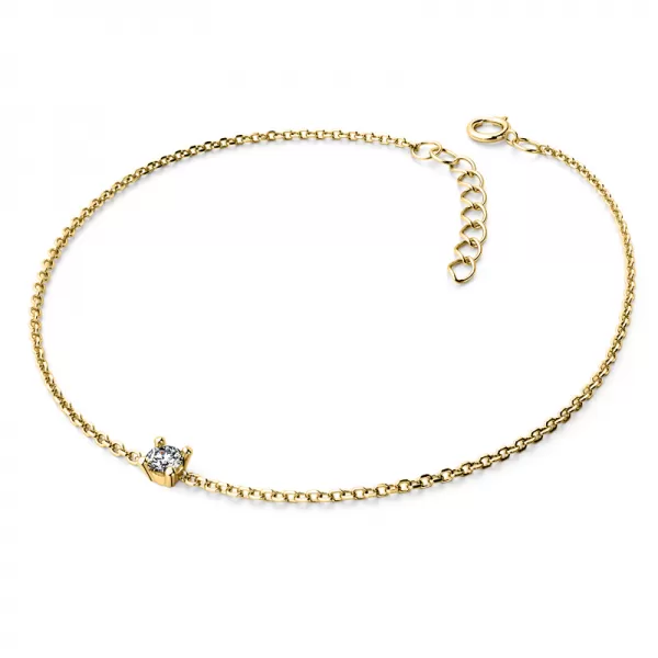 Zlatý náramek s diamantem 10828-NR01-ZL