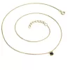 Zlatý náhrdelník s černým diamantem 10828-NH02-ZL-Black