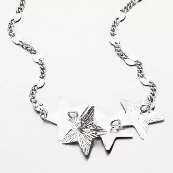 Stříbrný náramek s hvězdičkami 92003043-77-SLX