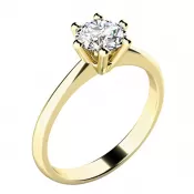 Dámský prsten s diamantem 10720D-ZL