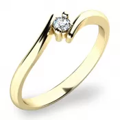 Zásnubní prsten s diamantem ZP-10846D-ZL