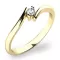 Zásnubní prsten s diamantem ZP-10846D-ZL