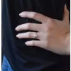 Stříbrný prsten se zirkony bílý 885004.1