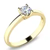 Zásnubní prsten žluté zlato 585/1000 přírodní diamant 0.25 ct G/SI ZP-10940D-ZL