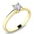 Zásnubní prsten žluté zlato 585/1000 přírodní diamant 0.25 ct G/SI ZP-10940D-ZL