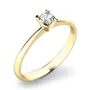 Zásnubní prsten žluté zlato 585/1000 přírodní diamant 0.075 ct G/SI ZP-10820D-ZL