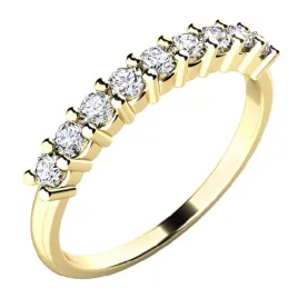Dámský prsten žluté zlato 585/1000 přírodní diamant 0.384 ct G/SI 10772D-ZL