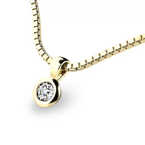 Zlatý přívěsek 10908-ZL-ZIR