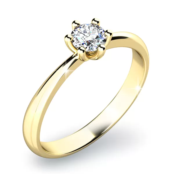 Dámský prsten s diamantem 10819D-ZL