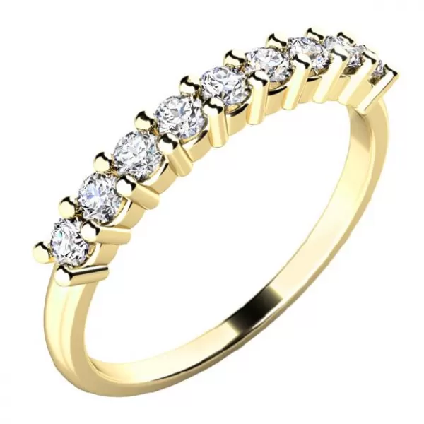 Zásnubní prsten s diamanty ZP-10772D-ZL