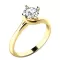 Zásnubní prsten s diamantem ZP-10779D-ZL