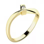 Zásnubní prsten s diamantem ZP-10784D-ZL