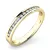 Zásnubní prsten žluté zlato 585/1000 přírodní diamant 0.168 ct G/SI ZP-10812D-ZL