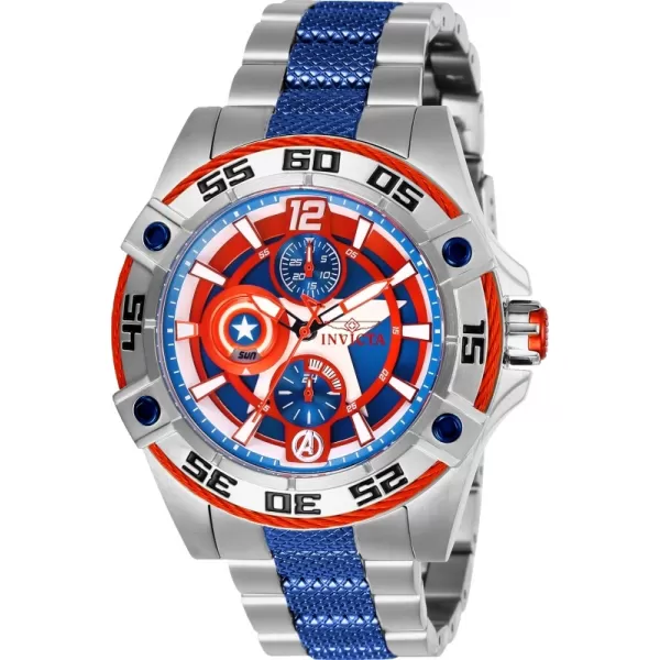 Invicta Marvel Lady Quartz 27018 Captain America Limited Edition 4000pcs