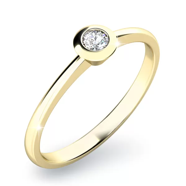 Dámský prsten s diamantem 10807D-ZL