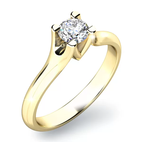 Zásnubní prsten s diamantem ZP-10805D-ZL