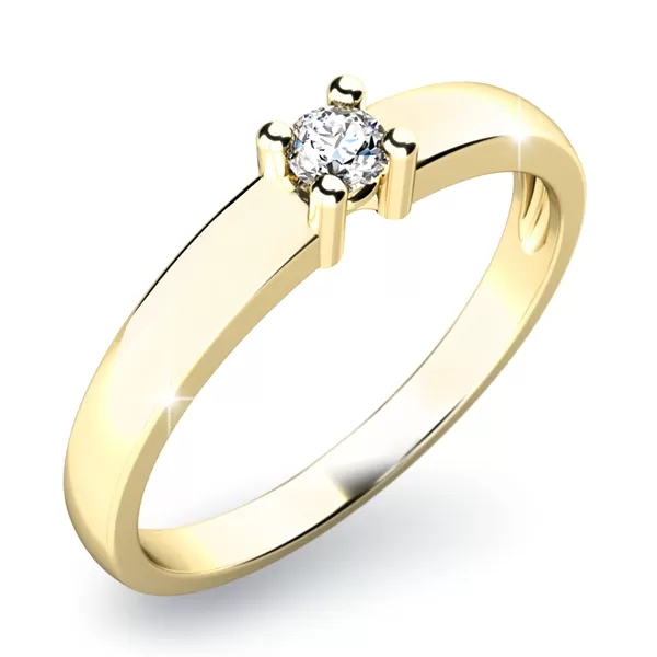 Zásnubní prsten s diamantem ZP-10796D-ZL
