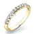 Dámský prsten žluté zlato 585/1000 přírodní diamant 0.156 ct G/SI 10814D-ZL