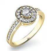 Dámský prsten s diamanty 10802D-ZL