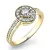 Dámský prsten přírodní diamant 0.319 ct G/SI 10802D-ZL