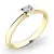 Dámský prsten přírodní diamant 0.060 ct G/SI 10840D-ZL