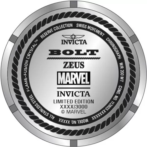 Invicta Marvel Quartz 27007 Black Panther Limited Edition 3000pcs