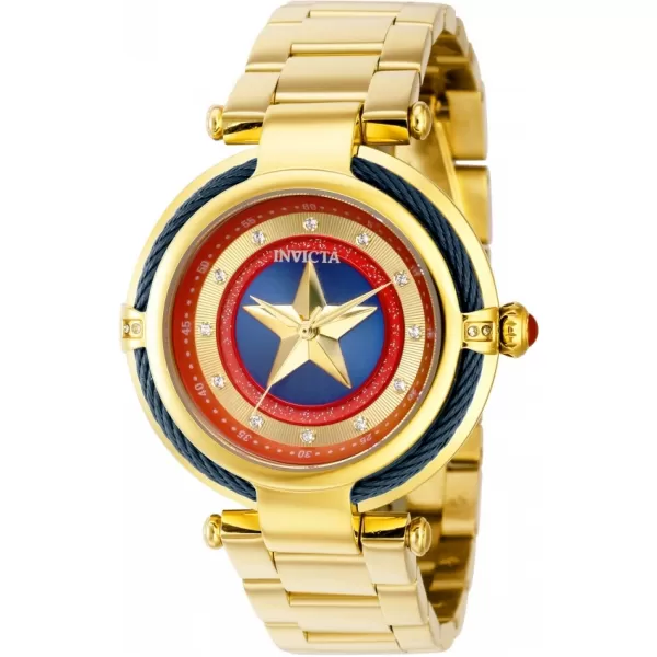 Invicta Marvel Quartz 36952 Captain America Limited Edition 4000pcs