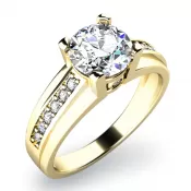 Dámský prsten s diamanty 10816D-ZL