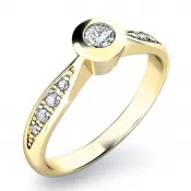 Dámský prsten s diamanty 10811D-ZL