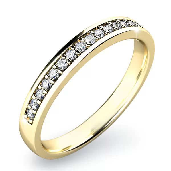 Zásnubní prsten s diamanty ZP-10813D-ZL