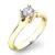 Dámský prsten přírodní diamant 0.20 ct G/SI 10805D-ZL