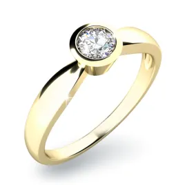 Dámský prsten přírodní diamant 0.20 ct G/SI 10810D-ZL